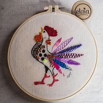 Mi Proyecto del curso: Técnicas de bordado: ilustrando con hilo y aguja. Un projet de Broderie de Natalia Cornejo - 17.06.2021