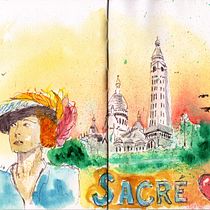 Mon projet du cours : Sketching artistique à l’aquarelle : osez exprimer vos idées. Traditional illustration, Sketching, Creativit, Drawing, Watercolor Painting, and Sketchbook project by Atita Gibon - 06.17.2021