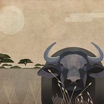 Bubalis. Un progetto di Illustrazione vettoriale, Illustrazione digitale e Illustrazione infantile di kalinsan1 - 17.06.2021
