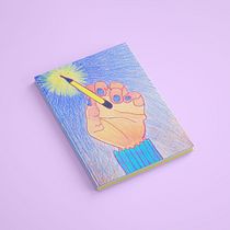 Libro Objeto: Frente en Llamas por Nat Mobe.. Un projet de Illustration traditionnelle, B, e dessinée, Stor, telling, Stor, board , et Narration de Nat Mobe - 15.04.2020