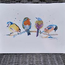 Mon projet du cours : Techniques artistiques d'aquarelle pour illustrer les oiseaux. Traditional illustration, Watercolor Painting, Realistic Drawing, and Naturalistic Illustration project by boiteuxveronique - 08.31.2021