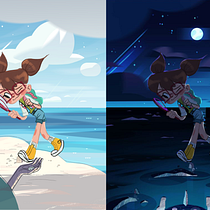 Meu projeto do curso: Design de personagens para animação com Photoshop. Animation, Character Design, and Character Animation project by Thiago Fernandes - 06.18.2021