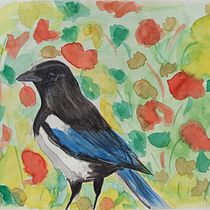 Mi Proyecto del curso: Naturaleza ilustrada: una exploración creativa. Traditional illustration, Painting, Drawing, Watercolor Painting, Ink Illustration, and Naturalistic Illustration project by Alexandra Neagu - 06.19.2020