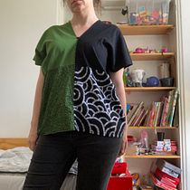 My project in Designing Handicraft Garments from Scratch course. Arts, Crafts, Fashion Design, Embroider, Sewing, and DIY project by Lýdie Obermannová - 06.19.2021