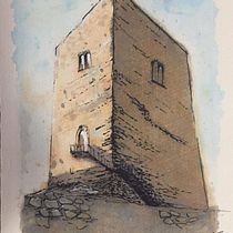 Mi Proyecto del curso: Dibujo arquitectónico con acuarela y tinta. Sketching, Drawing, Watercolor Painting, Architectural Illustration, Sketchbook & Ink Illustration project by Ruben Dario González de la Hoz - 06.18.2021