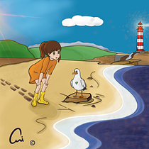 Mon projet du cours : Création de personnages de contes pour enfants avec Procreate. Traditional illustration, Character Design, Digital Illustration, Children's Illustration, and Digital Drawing project by Annie Poitras - 06.22.2021