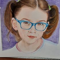 Mi Proyecto del curso:  Retrato realista con lápices de colores. Realistic Drawing, Traditional illustration, Fine Arts, Pencil Drawing, Drawing, Portrait Drawing, and Artistic Drawing project by Julia Sanchez - 06.20.2021