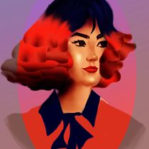 My project in Digital Fantasy Portraits with Photoshop course. Traditional illustration, Drawing, Digital Illustration, Portrait Drawing, Digital Drawing, and Digital Painting project by Harwinder Singh - 06.14.2021