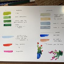 My project in Watercolor Travel Journal course : Une journée à Ayamonte, Huelva. Traditional illustration, Watercolor Painting, Architectural Illustration, and Sketchbook project by mmdelgado - 06.20.2021