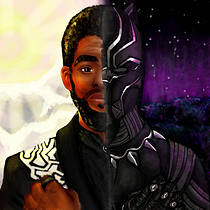 Tribute Chadwick Boseman. Traditional illustration, and Digital Illustration project by Luiza Staub - 05.03.2021