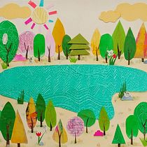 Mi Proyecto del curso: Ilustración de historias con papel. Traditional illustration, Collage, Paper Craft, Children's Illustration, Creating with Kids, and Narrative project by Pamela Pincheira - 06.20.2021