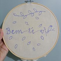 Meu projeto do curso: Técnicas básicas para bordado de letras. Embroider project by Jô Fernandes - 06.21.2021