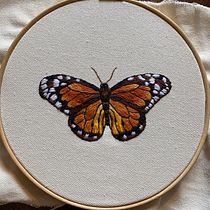 Mi Proyecto del curso: Técnicas de bordado realista. Traditional illustration, and Embroider project by cderobina - 06.21.2021