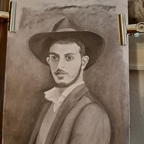 Mi Proyecto del curso: Retrato realista con lápiz de grafito. Drawing project by Julia Sanchez - 06.21.2021