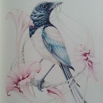 Mein Kursprojekt: Surrealistische Illustration mit Naturinspiration. Traditional illustration, Pencil Drawing, Drawing, Artistic Drawing, and Naturalistic Illustration project by nel_li - 06.21.2021