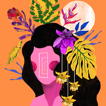Meu projeto do curso: Ilustração flat com Photoshop. Traditional illustration, Digital Illustration, and Digital Painting project by Ilka A. - 06.21.2021