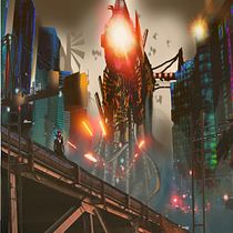 Mi Proyecto del curso: Iniciación al concept art: diseñando el futuro. Projekt z dziedziny Trad, c, jna ilustracja, Retuszowanie fotografii, Ilustracja c, frowa, Gr, komputerowe i Concept art użytkownika santana_bar - 21.06.2021