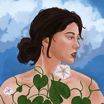 My project in Digital Fantasy Portraits with Photoshop course. Traditional illustration, Drawing, Digital Illustration, Portrait Drawing, Digital Drawing, and Digital Painting project by Elizabeta Anastasova - 06.21.2021