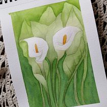 Mi Proyecto del curso: Técnicas de acuarela en negativo para ilustración botánica Ein Projekt aus dem Bereich Traditionelle Illustration, Aquarellmalerei und Botanische Illustration von Carmen Flores - 21.06.2021