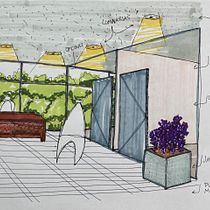 Mi Proyecto del curso: Introducción al dibujo arquitectónico a mano alzada. Architecture, and Architectural Illustration project by Camila Delfín Vitorica - 06.20.2021