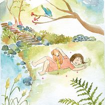 Mon projet du cours : Illustration à l’aquarelle dans le style japonais . % jessica_ld tarafından hazırlanan Geleneksel illüstras, on, Çizim, Sulubo, Ve a Resim projesi - 06.22.2021