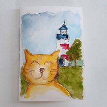 My project in Artistic Watercolor Sketching: Dare to Express Your Ideas course. Traditional illustration, Sketching, Creativit, Drawing, Watercolor Painting, and Sketchbook project by manitator - 06.22.2021