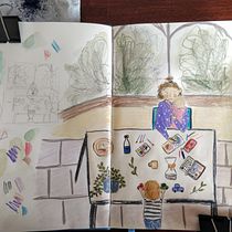 My project in Exploratory Sketchbook: Find Your Drawing Style course. Un proyecto de Ilustración tradicional, Bocetado, Creatividad, Dibujo, Pintura a la acuarela, Sketchbook y Pintura gouache de whatbettydrew - 22.06.2021