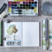 Mon projet du cours : Carnet de voyage à l’aquarelle. Traditional illustration, Watercolor Painting, Architectural Illustration, and Sketchbook project by amelie_motte_colson - 06.23.2021