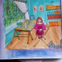 Mi Proyecto del curso: Sketchbook para explorar tu estilo de dibujo. Un proyecto de Ilustración tradicional, Bocetado, Creatividad, Dibujo, Pintura a la acuarela, Sketchbook y Pintura gouache de Karin Civit - 16.06.2021