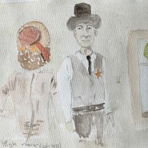 Mon projet du cours : Sketching artistique à l’aquarelle : osez exprimer vos idées. Watercolor Painting, and Sketchbook project by Anne Marsan - 06.20.2021