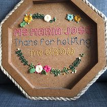 Mi Proyecto del curso: Bordado sobre madera. Un projet de Artisanat, Beaux Arts , et Broderie de Airenys Mateo Cedano - 24.06.2021