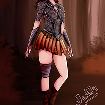 Mi Proyecto del curso: Pintura digital para personajes en Procreate. Traditional illustration, Character Design, and Digital Illustration project by Jenny Medinaa - 06.24.2021