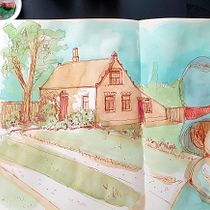 My project in Artistic Watercolor Sketching: Dare to Express Your Ideas course. Traditional illustration, Sketching, Creativit, Drawing, Watercolor Painting, and Sketchbook project by ingridf - 06.24.2021