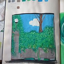 My project in Pictorial Sketchbook with Gouache course. Traditional illustration, Sketching, Drawing, Architectural Illustration, Sketchbook, and Gouache Painting project by ocoralla - 06.24.2021