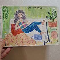 My project in Exploratory Sketchbook: Find Your Drawing Style course. Traditional illustration, Sketching, Creativit, Drawing, Watercolor Painting, Sketchbook, and Gouache Painting project by Teresa Menez - 06.25.2021