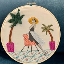 My project in Photo Embroidery on Fabric course. Photograph, Collage, Paper Craft, Printing, Embroider, and DIY project by kristeliagpeterson - 06.25.2021