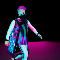 CYBERPUNK FASHION. 3D, Modelagem 3D, Design de personagens 3D, e 3D Design projeto de Mateo Alejandro Carmona Rdz - 25.06.2021