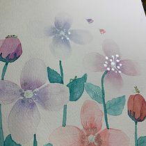 Flores con paleta personal. Traditional illustration, Fine Arts, Painting, Watercolor Painting, and Color Theor project by MockingjayRebe - 06.23.2021