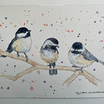My project in Artistic Watercolor Techniques for Illustrating Birds course. Traditional illustration, Watercolor Painting, Realistic Drawing, and Naturalistic Illustration project by Linda Endlich - 08.26.2021