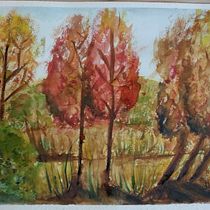 My project in Natural Landscapes in Watercolor course. Een project van  Beeldende kunst, Schilderij y Aquarelschilderen van Andrea Sanguinetti - 26.06.2021