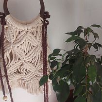Mi Proyecto del curso: Diseño y elaboración de bolsos en macramé. Un projet de Design , Création d'accessoires, Artisanat, Couture, Art textile , et Macramé de z.gezelfernanda - 26.06.2021