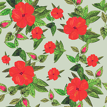 Mi Proyecto del curso: Creación de estampados en acuarela. Pattern Design, Fashion Design, and Watercolor Painting project by Olga Rogel - 06.26.2021
