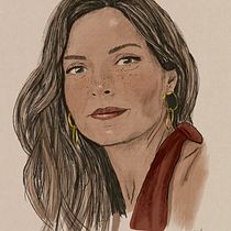 Mi Proyecto del curso: Retrato ilustrado con Procreate. Ilustração tradicional, Ilustração vetorial, Ilustração digital, e Desenho de retrato projeto de Maria Jose Andrade Marques - 26.06.2021