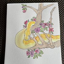 Mi Proyecto del curso: Técnicas experimentales de acuarela para principiantes . Traditional illustration, Fine Arts, Watercolor Painting, and Naturalistic Illustration project by Katherine Medina Oliva - 06.27.2021