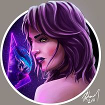 Meu projeto do curso: Retrato digital no Photoshop com um toque de fantasia. Traditional illustration, Drawing, Digital Illustration, Portrait Drawing, Digital Drawing, and Digital Painting project by Vinicius Rabachin - 06.27.2021