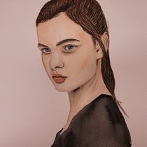 Mein Kursprojekt: Aquarellporträt mit fotografischem Vorbild. Traditional illustration, Watercolor Painting, and Portrait Drawing project by iwan - 07.30.2021