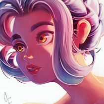 Mi Proyecto del curso: Retratos digitales de fantasía con Photoshop. Un proyecto de Ilustración tradicional, Dibujo, Ilustración digital, Dibujo de Retrato, Dibujo digital, Pintura digital, Concept Art, Bellas Artes, Arte urbano, Diseño, Dibujo anatómico, Dirección de arte y Diseño de juegos de Steven Andrés Niño Meneses - 25.06.2021