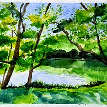 Plan D’o Cassagnes. Een project van  Beeldende kunst, Schilderij y Aquarelschilderen van patsvandam - 27.06.2021