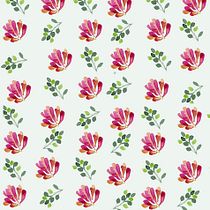 Mi Proyecto del curso: Acuarela botánica para estampados/ tarde. Un progetto di Illustrazione tradizionale, Pattern design, Pittura ad acquerello e Illustrazione botanica di Mariana Quinteros - 26.03.2021