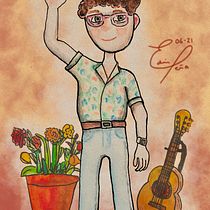 Mi Proyecto del curso: Ilustración y caracterización de personajes con acuarela. Un proyecto de Ilustración tradicional, Diseño de personajes, Pintura y Pintura a la acuarela de Edwin Hiram Peña Peña - 27.06.2021